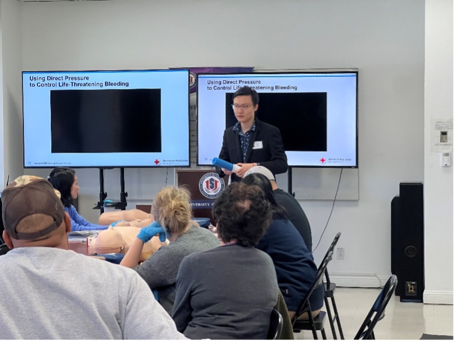 Celebrating Fisher’s First CPR Instructor Course at ALLCPR ( San Jose)training Center of ICCPRA